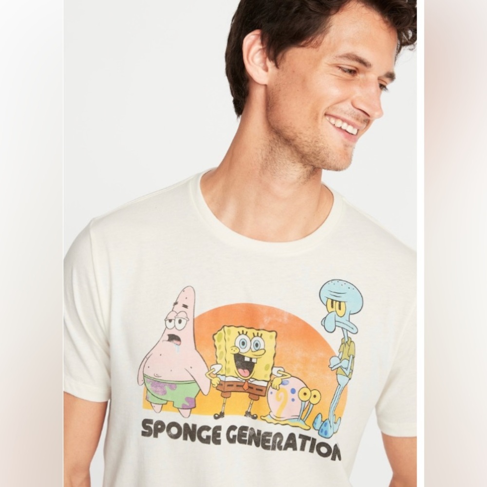 Old Navy Men’s Sponge Bob Generation T-shirt Sz. Small